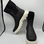 Hunter  City Explorer Short Neoprene Boots Black White Womens Size 9 New Photo 4