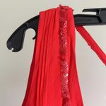 Diesel NWOT  Women's Knee length Dress L Sequin Red Tank Dress Photo 2