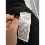 Old Navy Perforated Sweater Black Flare Sleeves Size Medium NWT $35 Photo 3