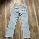Joie  Charan Raw Hem High Rise Straight Jeans Light Wash Size 26 Photo 9