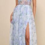 Lulus Floral wedding guest dress  Photo 0