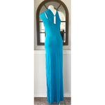 Et Ochs x Revolve June Cutout Ruched Gown in Cyan Blue Size 6 New w/Tag $1,695 Photo 8