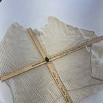 Sanctuary  Sweater Womens Medium Cream Waffle Knit Crew Neck Long Sleeve‎ Casual Photo 4