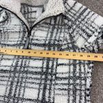 No Boundaries ‎ Womens Small Sherpa Pullover Fleece Plaid Quarter Zip Gorpcore Photo 4