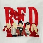 Kut From The Kloth Taylor Swift Denim Vest Custom Embroidered Red Small 1333 Photo 12