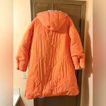 Free People  Kit Oversized Orange Puffer Jacket Photo 5