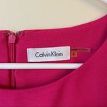 Calvin Klein Black White Pink Women’s Semi Formal Professional Dress Sleeveless Photo 3