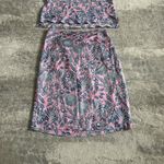 J Crew X Abigail Borg Skirt 4 Tank 2 Pink Blue Floral Silk Sleeveless Top Womens Photo 6