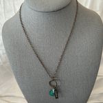 Handmade NEW! Brass Chain & Beachy Theme Charms Pendant Necklace Sand Dollar Turtle Photo 10