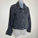 Massimo Dutti  Black Button up denim jean jacket size medium casual Photo 1