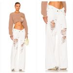 NWT SER.O.YA Ollie Distressed Wide
Leg Jeans White Sz 28 $275 Photo 5