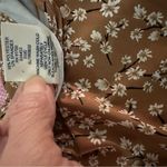 Blair  Tan Brown Floral‎ Knit Top Size 2XL Photo 8