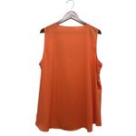 Chico's Tiered Aimee Sleeveless Tank Top Blouse Sundrenched Orange Women’s Size 3 Photo 1