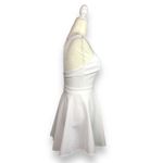 ASOS Halter Neck Skater Dress in White Photo 4