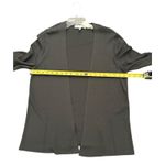 ESCADA Cardigan Sweater Womens Size 42 Gray Wool Knit Open Front Quiet Luxury Photo 4