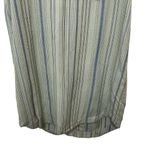 Cloth & Stone Anthropologie Green Striped Linen Blend Tunic Shirt Dress Size XS Photo 3