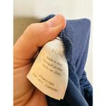 ONIA Dark Blue Navy Wide Leg Air Linen Drawstring Trousers Pants Size XL Photo 12