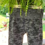 Zella Dark Heathered Gray Black Capri Leggings Size L Large Photo 1