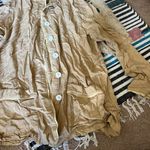 Sleeper small button down top Tan Photo 6