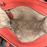 Coach Y2K VINTAGE SMALL TOTE BAG SALMON/SILVER HARDWare authentic LIKE NEW! Photo 3