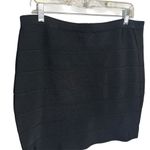 Calvin Klein Women's Black Bandage Mini Skirt Size Large Photo 0