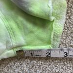 Free People NEW  Kelly Tie Dye Sweat Shorts Citron Green Grey Size XS Lounge NWT Photo 6