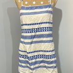 Aerie Sun Dress Blue and White Patterned Size Large Photo 0