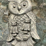 Vintage Torino Pewter Owl Set‎ Brooch Earrings Pin Photo 0