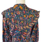 Farm Rio Pineapples Mini Dress Floral Fruit Print Black Orange Size Small Photo 3