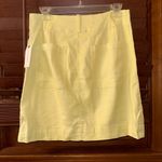 Anthropologie NWT x Maeve Yellow The Colette High-Rise Skirt: Mini Edition S Photo 2