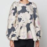 NWOT Stine Goya Jenny Blouse Puffed Long Sleeve Size M Floral Size M Photo 1