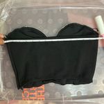 ZARA Black Embellished Bustier Corset Crop Top Bloggers Favorite Size Large Photo 8