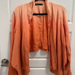 Gypsy 05  Silk Open Front Orange Ombré Cardigan Photo 0