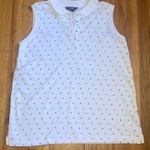 Lands’ End Women’s Anchor Pattern Sleeveless Top XL (18) Photo 0