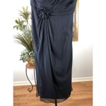 Light In The Box By  Navy Blue Strapless Maxi Dress 1X Bridesmaid Prom Formal Photo 2