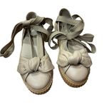 Puma FENTY Rihanna Bow Creeper Sandal Natural Oatmeal Size 8 RARE Lace Photo 12
