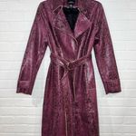 Urban Outfitters Belted Snakeskin Trench Coat Photo 4