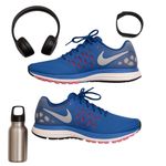 Nike Zoom Fitsole 3 Women’s Running Shoes Blue Pink Black White Transitional Fit Photo 1
