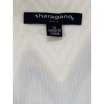 Sharagano  Sleeveless Crochet Overlay Maxi Dress Women's Size 12 Neutral Beachy Photo 2