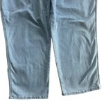 Democracy Light Wash Denim High Rise Roll Cuff Button Pockets Carpenter Jean 20W Photo 6