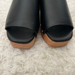 Dolce Vita Dorado black leather clogs Size 6 Photo 3