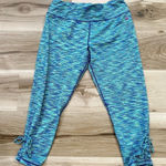 Pink Lotus  Multicolored Crop Leggings Women’s Medium Photo 0