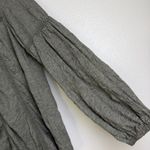 Sundance Peasant Top Womens Size Medium Olive Long Sleeve Shirt Balloon Crochet Green Photo 5