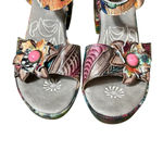 Spring Step L'Artiste by  Leilanie Sandals Womens 38 US 7.5–8 Floral Leather Heel Photo 7