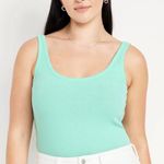 Old Navy  Mint Green First-Layer Ribbed Scoop-Neck Tank Top Photo 0