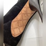 L.A.M.B. by Gwen Stefani T strap heels. Size 7.5. Black suede Photo 7