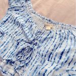 Aeropostale Blue Tie-Dye Women's Crop Top Photo 2