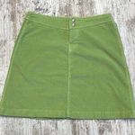 Fresh Produce Green Corduroy A-line Mini Skirt Size Small Photo 0