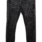 White House | Black Market  Metallic Animal Print Leggings Size 2 Long WHBM Legging Photo 0