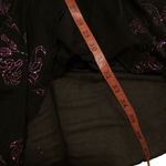 City Triangles 90s Vintage  Floral Dress Glitter Roses Formal Cocktail Photo 9